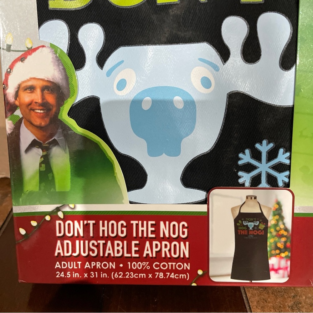 National Lampoon's Christmas Vacation DON'T HOG the NOG Adult Size Apron